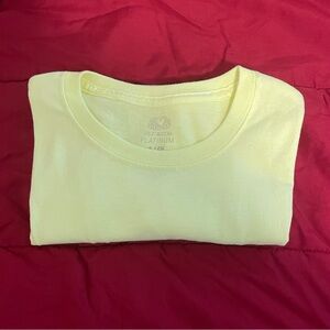 “Fruit Of The Loom” Platinum Crew Neck Green T-Shirt 50% Cotton & 50% Polyester